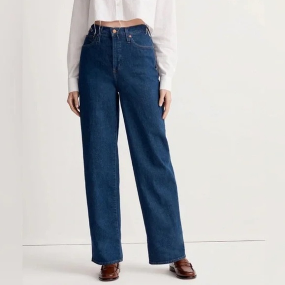 Madewell Denim - Madewell The Tall Perfect Vintage Wide-Leg Jean in Fairdale Wash
